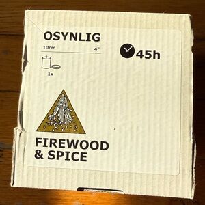 Ikea Osynlig Candle Swedish Birch & Juniperr